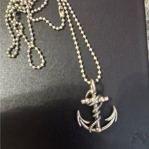 LAGOS Silver Anchor Necklace